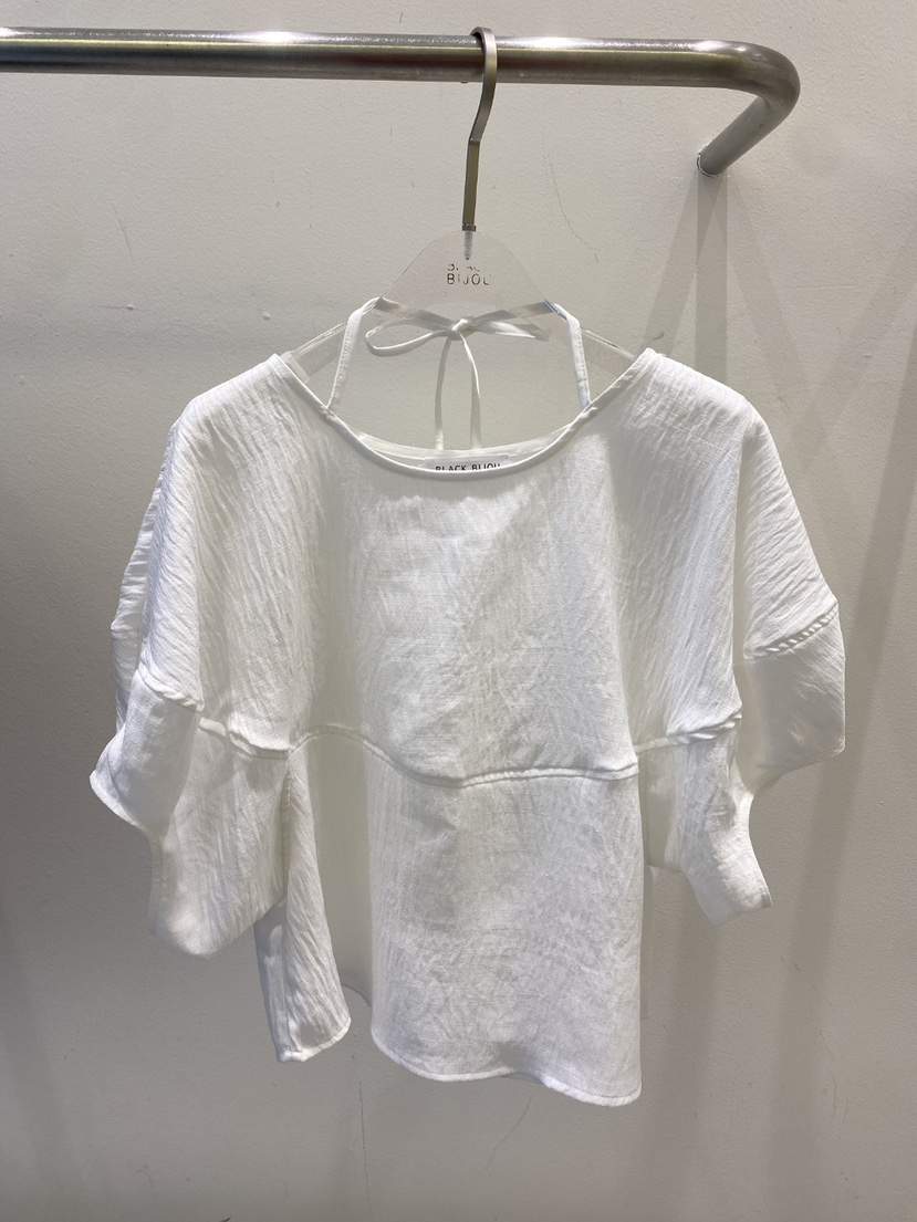 BLACK BIJOU韓國直郵女裝新款職業推薦人氣襯衫蕾絲衫鏤空BLACK BIJOU襯衫/蕾絲衫