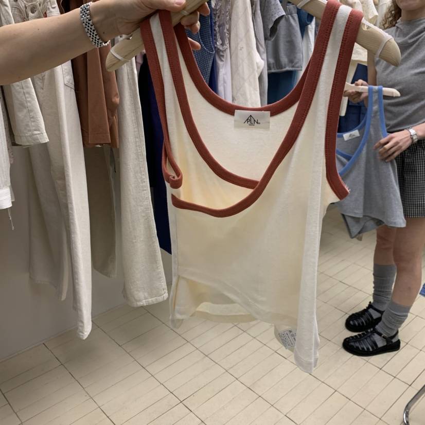 THEPLAN韓國代購女士新品職業26春夏休閑人氣吊帶背心撞色THE PLAN吊帶/背心