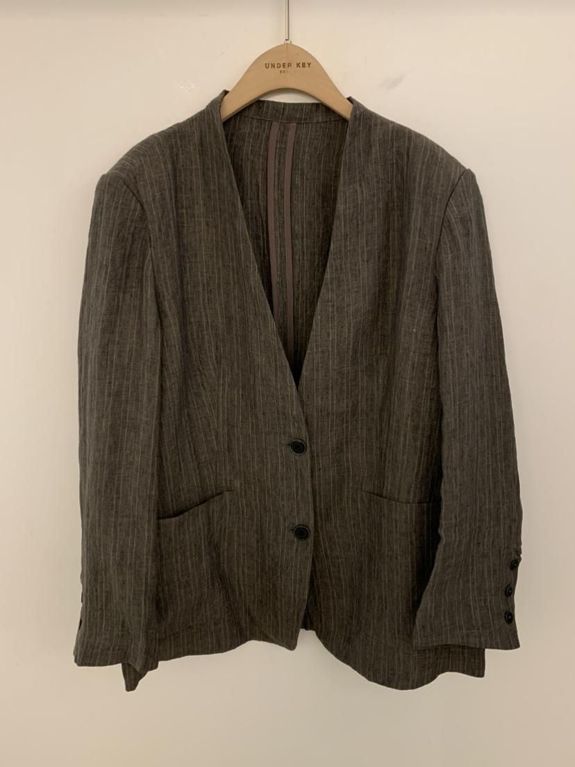 UNDER KEY韓國代購女裝新款熱賣時尚人氣推薦夾克亞麻布UNDER KEY夾克