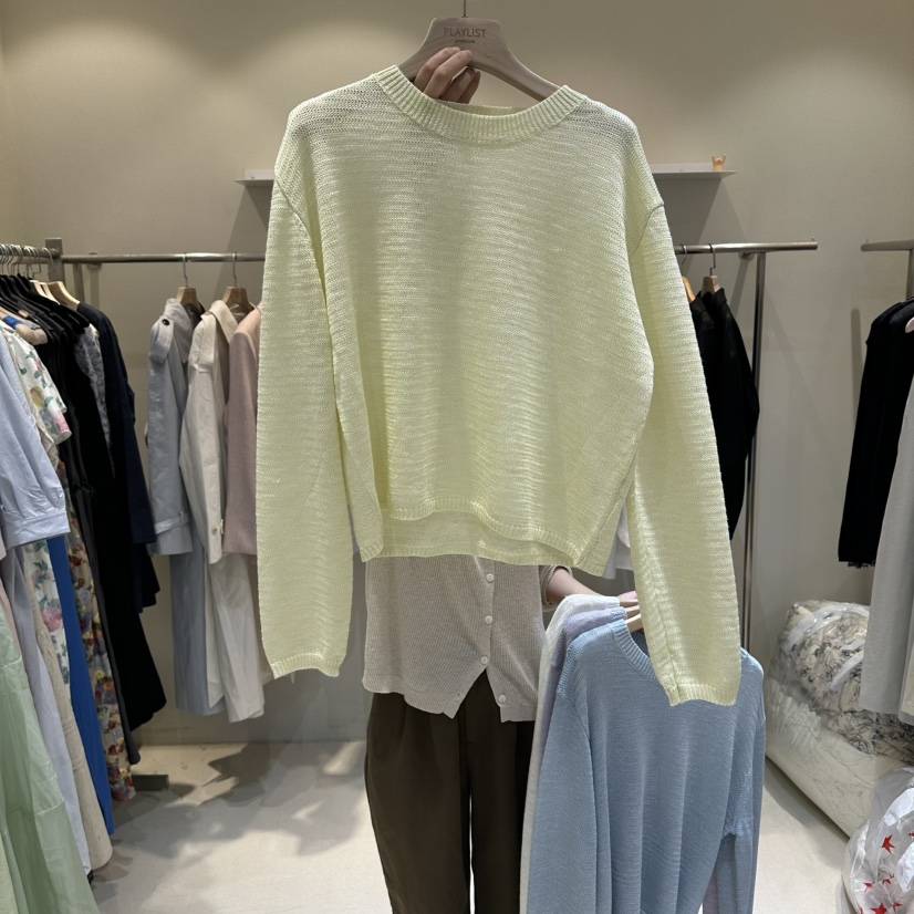 HER/PLAYLIST韓國直郵女裝新品人氣時尚推薦休閑26春夏針織衫HER/PLAYLIST針織衫