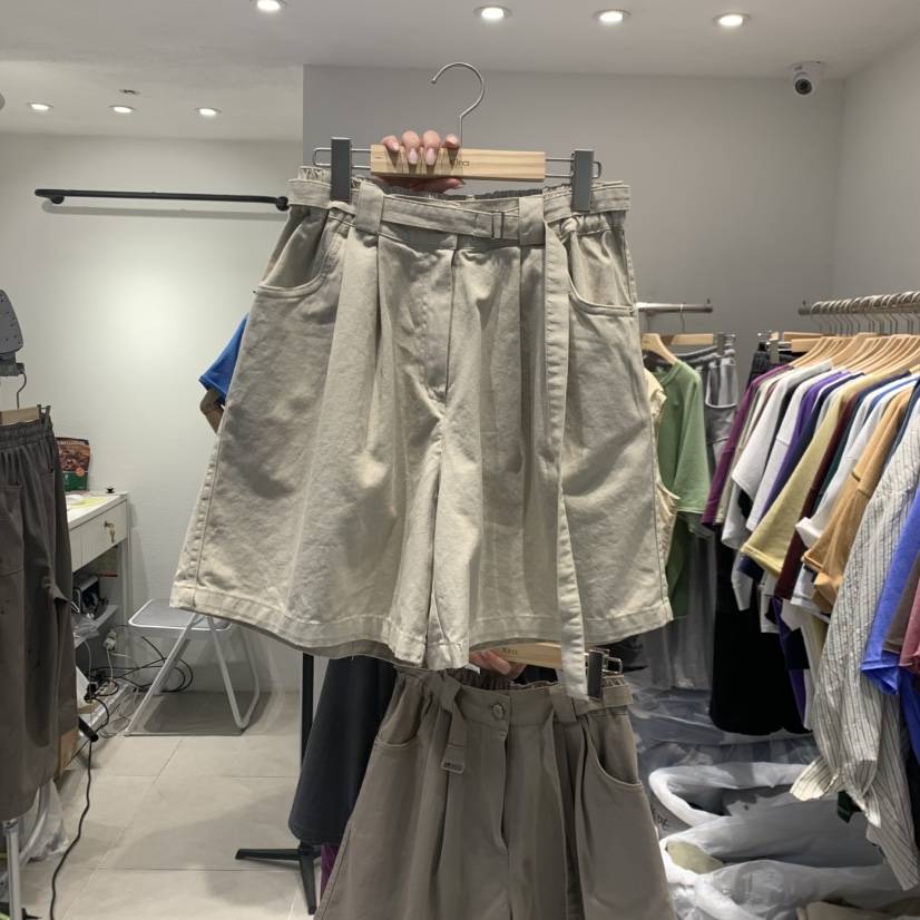 IN KIRA韓國代購女裝新品時尚人氣職業推薦熱賣短褲系帶IN KIRA短褲