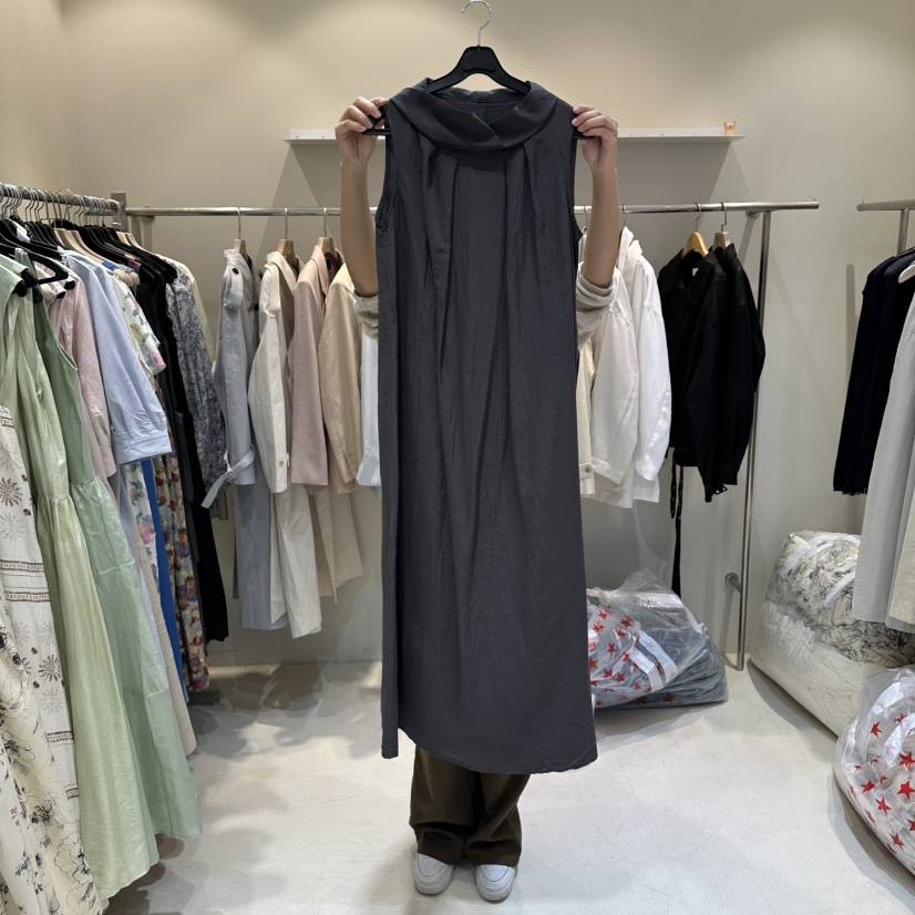 HER/PLAYLIST韓國直郵女裝新款26春夏推薦職業連衣裙復古HER/PLAYLIST連衣裙