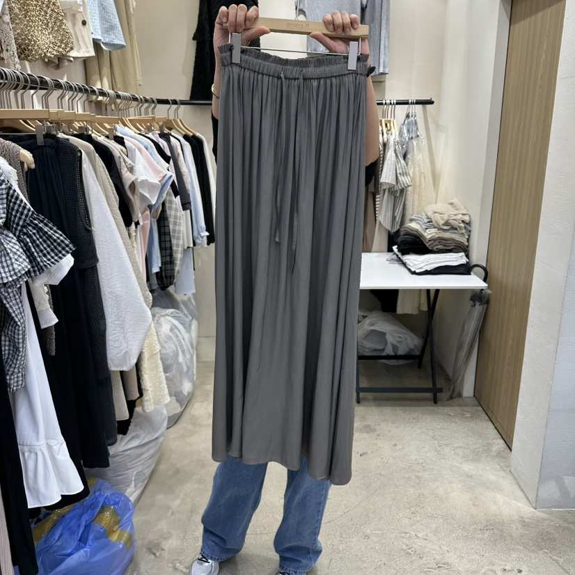 HOLYBANANA韓國直郵女裝新品職業熱賣26春夏休閑時尚長裙groovy.H/HOLYBANANA長裙