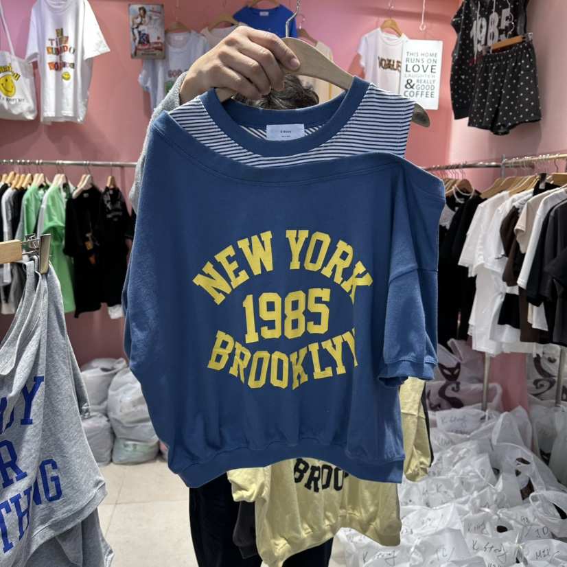 K STORY韓國直郵女士新品推薦時尚人氣休閑熱賣26春夏T恤K STORYT恤