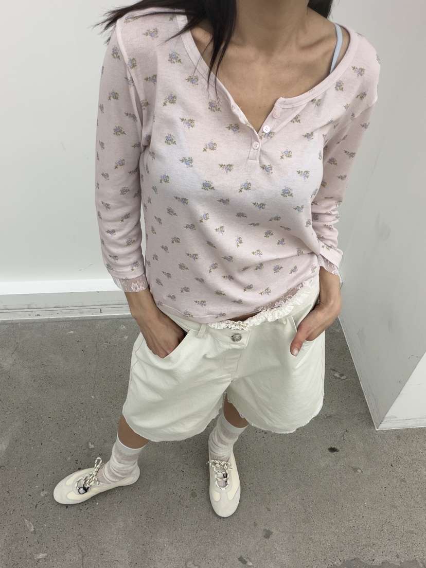 FRANC—L韓國直郵實拍女裝新款休閑職業熱賣推薦26春夏長袖T恤FRANC長袖T恤