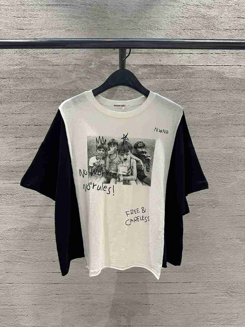 SUGAR CASE韓國東大門代購女士新款人氣時尚26春夏休閑T恤SUGAR CASET恤