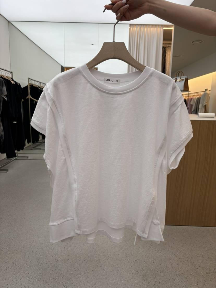 JUJU韓國東大門代購女士新品休閑時尚職業26春夏推薦熱賣T恤JUJUT恤
