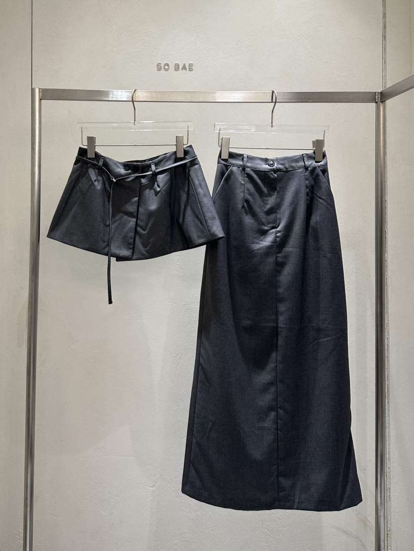 SO BAE韓國直郵實拍女士新品休閑熱賣時尚職業套裝含腰繩SO BAE套裝