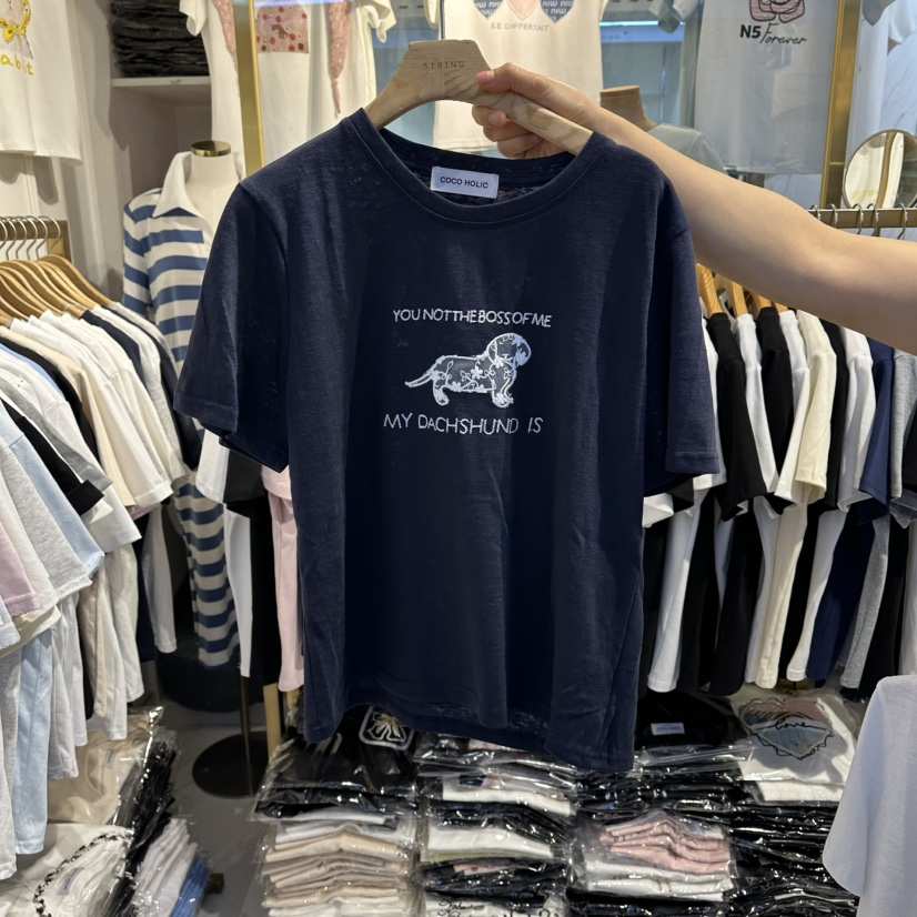 COCO HOLIC韓國直郵實拍女士新款時尚推薦26春夏熱賣T恤COCO HOLICT恤