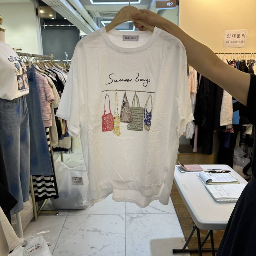 COCO HOLIC韓國東大門代購女士新款休閑26春夏熱賣時尚T恤COCO HOLICT恤