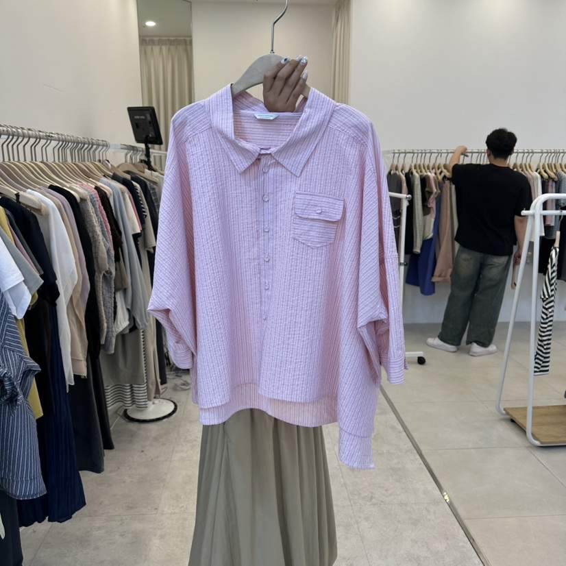 FUNNY POWDER韓國東大門直郵女士新款熱賣人氣襯衫蕾絲衫THE FUNNY襯衫/蕾絲衫