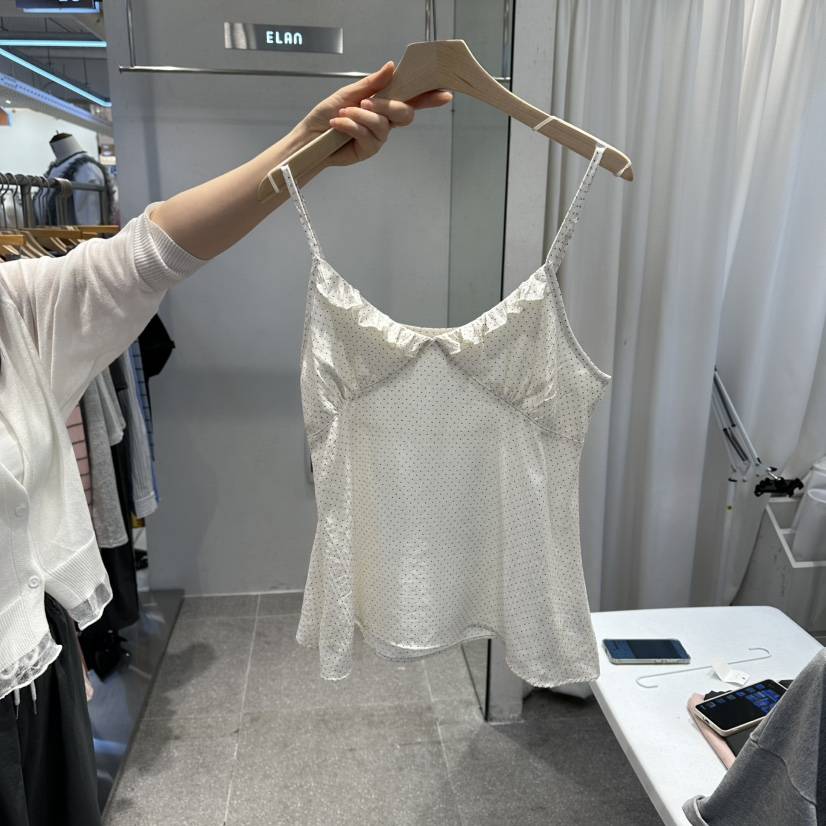 空韓國直郵女裝新品熱賣休閑人氣推薦職業時尚26春夏吊帶背心ELAn吊帶/背心