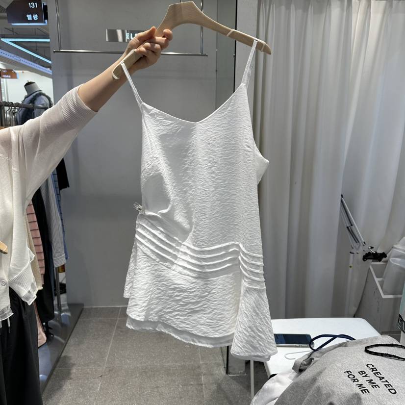 空韓國東大門直郵女裝新款職業推薦時尚熱賣休閑吊帶背心ELAn吊帶/背心