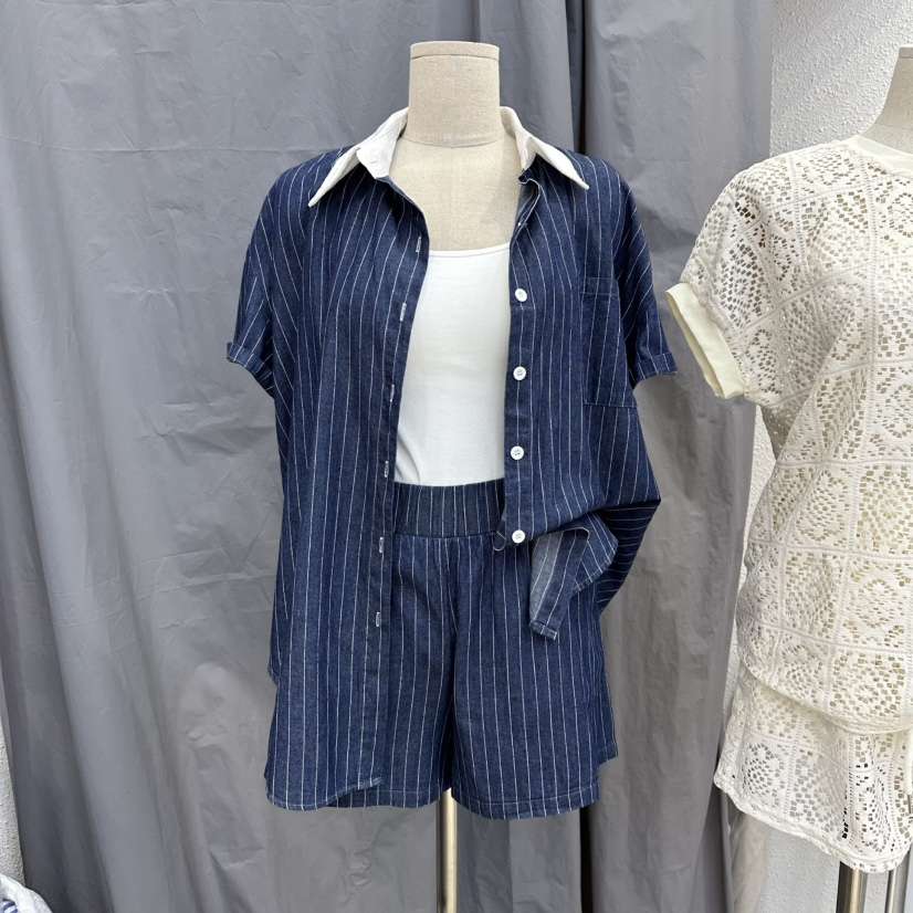 BLOOM韓國東大門代購女士新款推薦職業26春夏套裝套裝條紋BLOOM-Q套裝