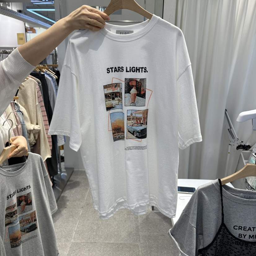 空韓國東大門代購女士新款推薦熱賣休閑人氣職業時尚26春夏T恤ELAnT恤