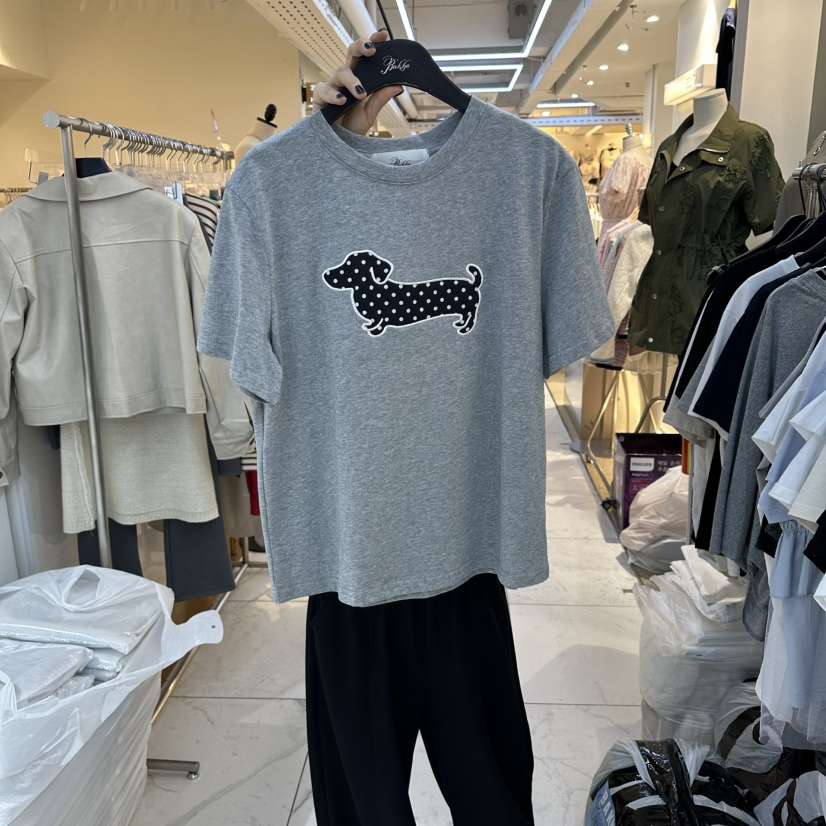 空韓國直郵實拍女士新品26春夏推薦時尚人氣職業熱賣休閑T恤BAKHAT恤