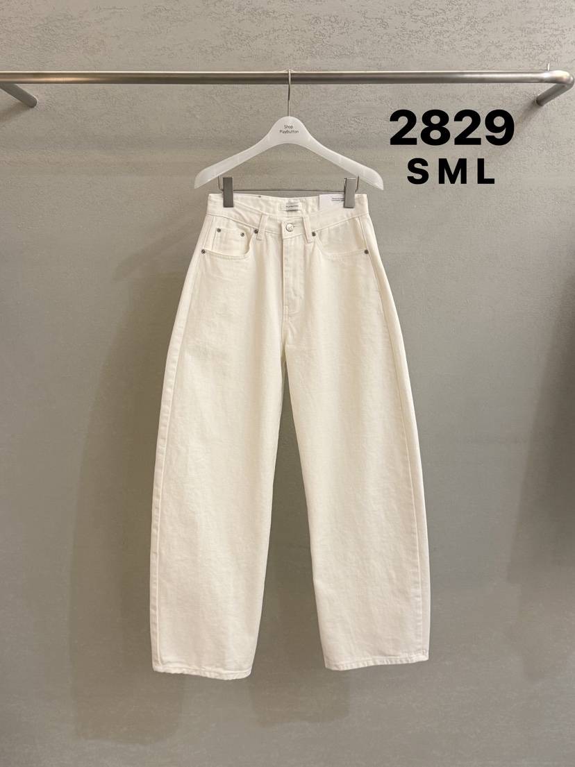 PLAYBUTTON-P韓國東大門直郵女裝新款熱賣職業時尚牛仔褲PLAYBUTTON牛仔褲