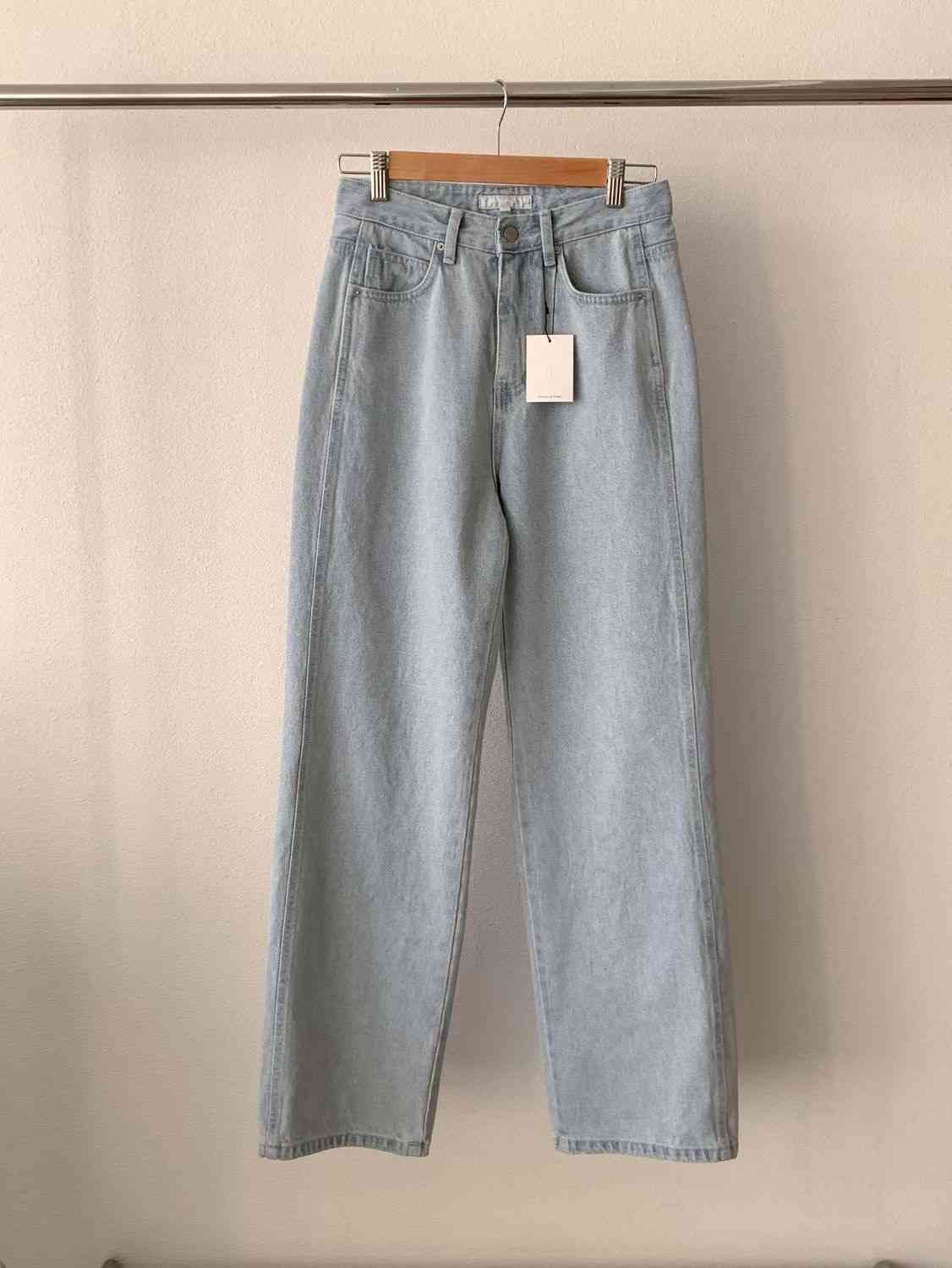 SUNDAY/FF韓國代購女士新款時尚26春夏熱賣休閑推薦牛仔褲SUNDAY/FF牛仔褲