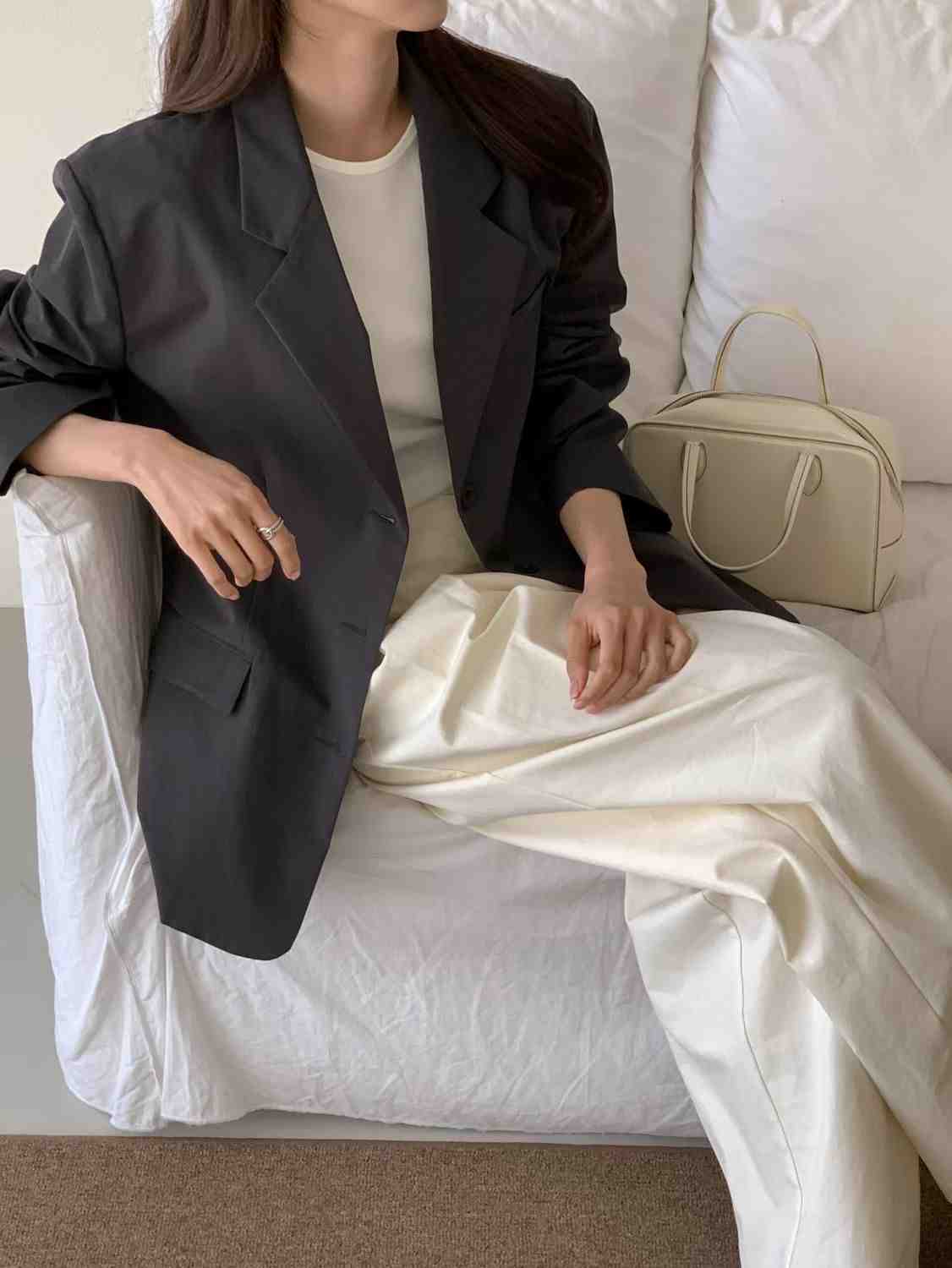 SUNDAY/FF韓國代購女裝新品時尚職業推薦26春夏熱賣夾克棉SUNDAY/FF夾克