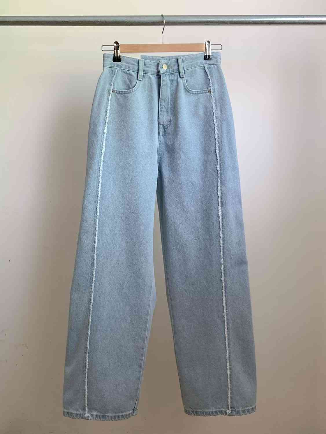 SUNDAY/FF韓國代購女裝新款休閑26春夏人氣熱賣職業牛仔褲SUNDAY/FF牛仔褲