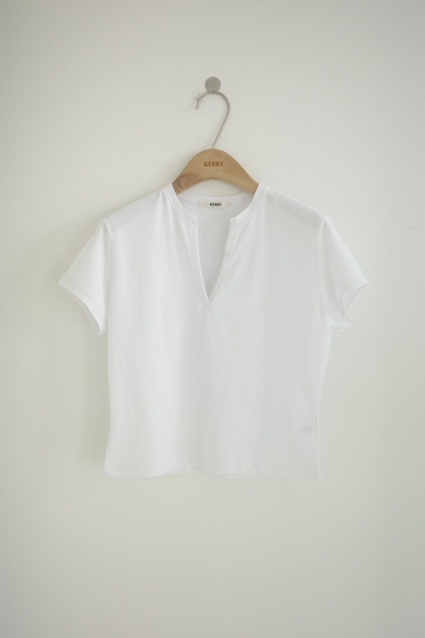 KERRY東大門實拍女士新品休閑26春夏人氣熱賣真品時尚T恤V領KERRYT恤