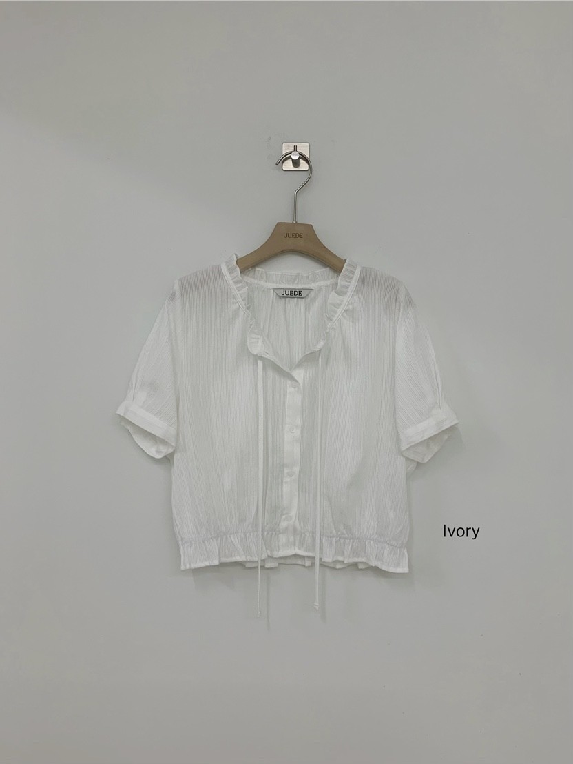 JUEDE東大門實拍女士新款26春夏襯衫蕾絲衫JUEDE襯衫/蕾絲衫