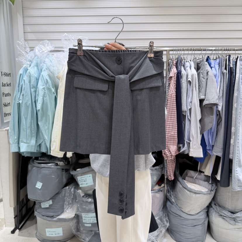 BRICKLANE東大門實拍女裝新品休閑真品職業時尚26春夏短裙BRICKLANE短裙