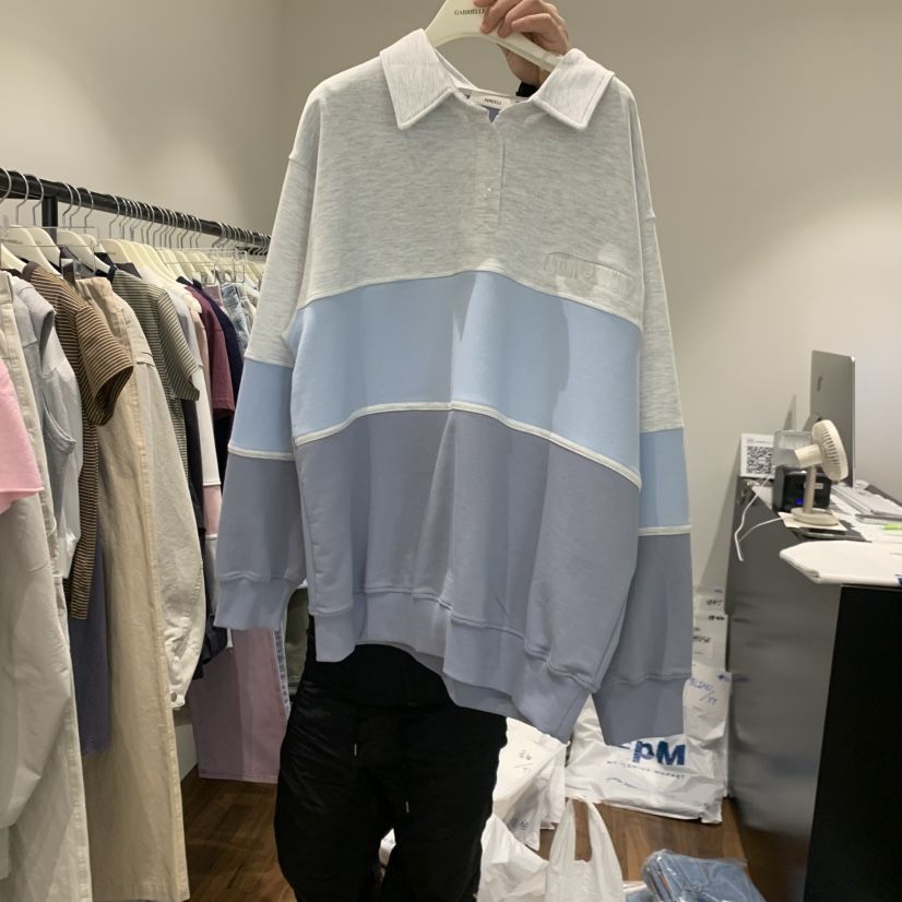 GABRIELLE東大門實拍女裝新款26春夏時尚休閑推薦衛衣撞色GABRIELLE衛衣