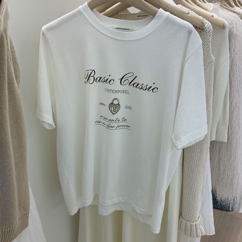 ANDYOUBROWN東大門代購女士新款熱賣時尚26春夏休閑推薦T恤ANDYOUBROWNT恤