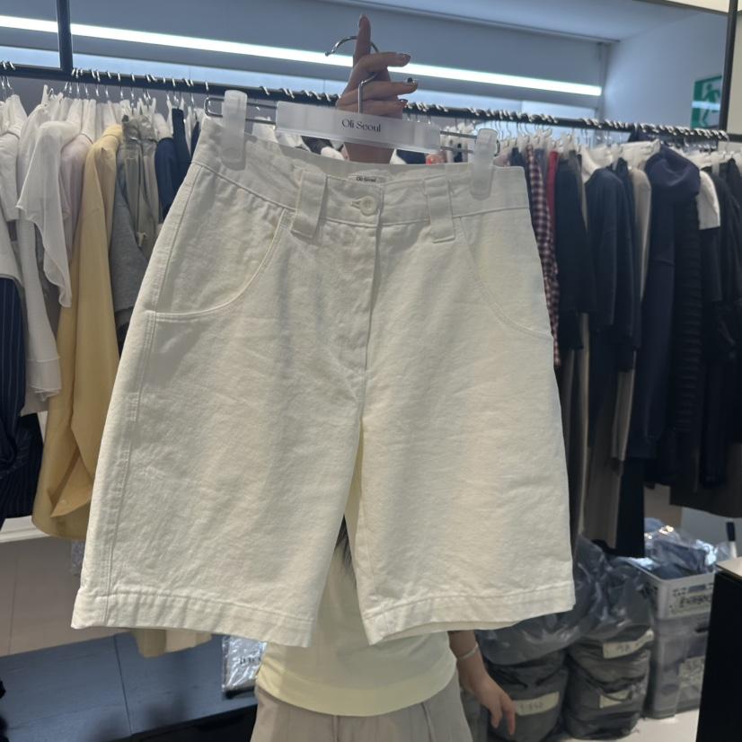 OLI SEOUL韓國代購女裝新款時尚職業熱賣推薦26春夏短褲水洗OLI SEOUL短褲