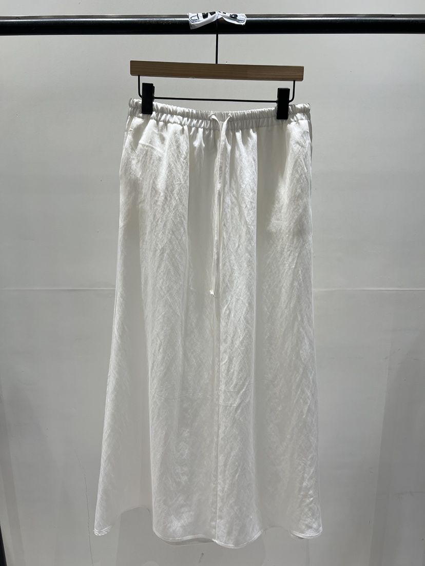 MAC東大門代購女裝新款人氣時尚職業26春夏真品長裙亞麻布THE FORWARD MAC長裙