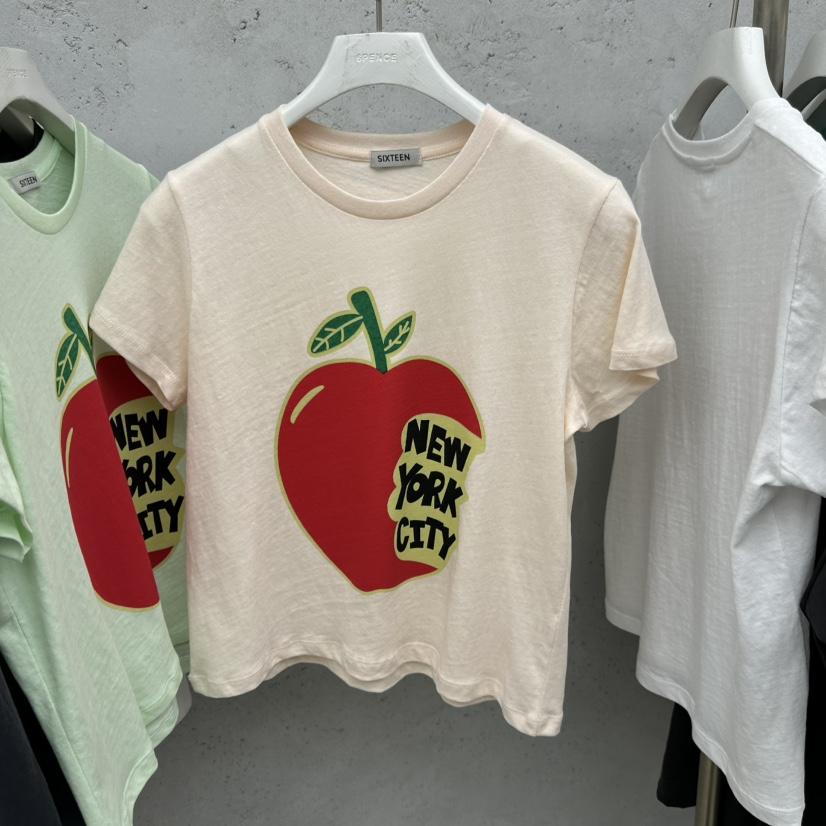 SIXTEEN韓國直郵實拍女裝新款休閑熱賣時尚26春夏推薦T恤SIXTEENT恤