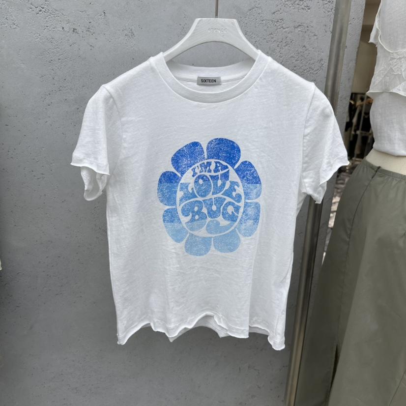 SIXTEEN韓國直郵實拍女士新款26春夏時尚人氣休閑職業T恤SIXTEENT恤