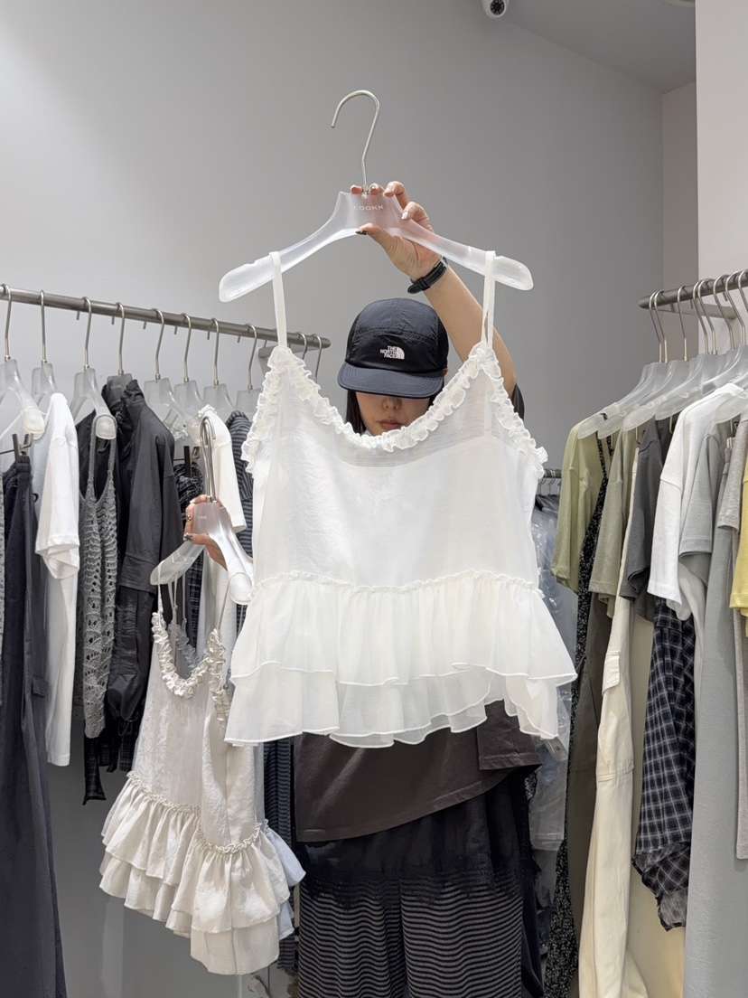 LOOKK/MIMME韓國代購女士新款休閑26春夏人氣時尚吊帶背心LOOKK/MIMME吊帶/背心