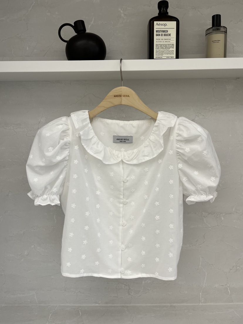 AMUSE SEOUL韓國東大門代購女裝新品26春夏時尚襯衫蕾絲衫AMUSE SEOUL襯衫/蕾絲衫