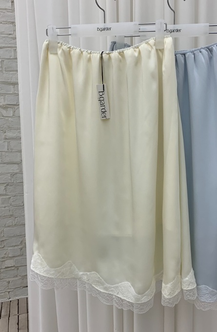 B_GARDER韓國代購女士新款職業26春夏休閑半身裙中短裙蕾絲B.GARDER半身裙/中短裙