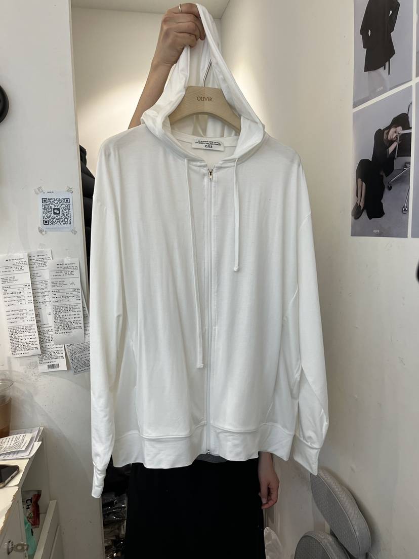 OUVIR韓國代購女裝新品時尚推薦26春夏職業夾克拉鏈連帽衫O.V.R/OUVIR夾克