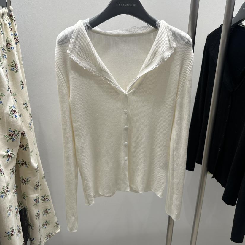 TARABY MOTION韓國代購女士新品推薦針織衫羊毛衫雙層開襟TARABY MOTION針織衫