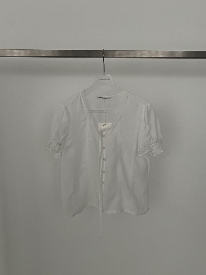 WEARABLE-L韓國東大門代購女裝新款休閑人氣26春夏襯衫蕾絲衫WEARABLE襯衫/蕾絲衫