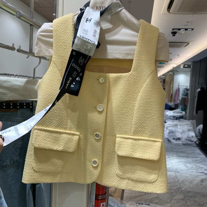 BY FLOW東大門代購女裝新款人氣職業時尚熱賣推薦26春夏馬甲BY FLOW馬甲