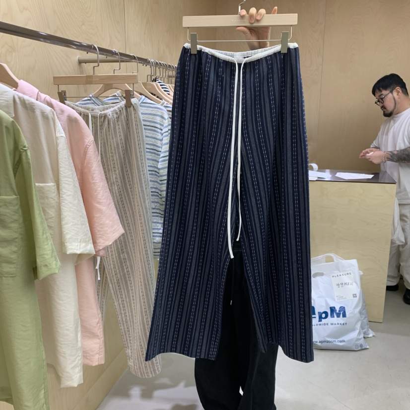 PLEASURE韓國代購女士新品人氣熱賣26春夏休閑休閑褲亞麻PLEASURE休閑褲