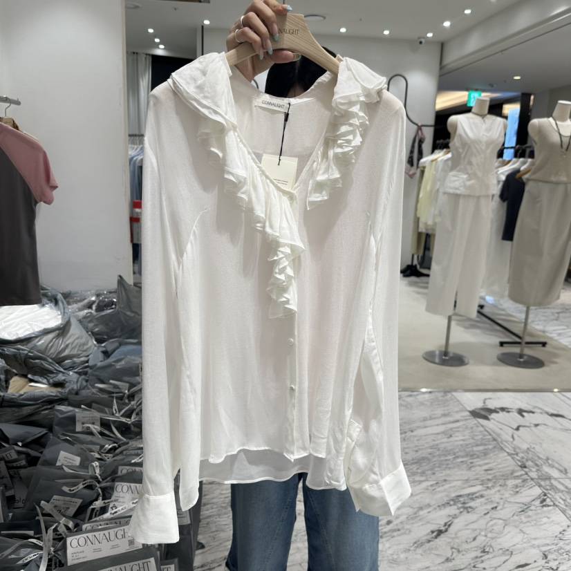 CONNAUGHT/DAILYJUD韓國直郵女士新款26春夏熱賣襯衫蕾絲衫CONNAUGHT/DAILYJUD襯衫/蕾絲衫