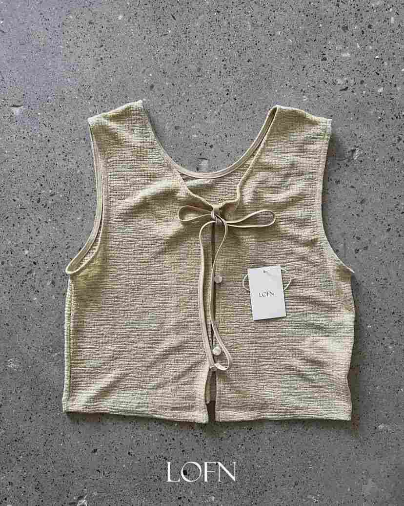 LOFN韓國直郵女士新品人氣職業推薦熱賣休閑時尚26春夏馬甲LOFN馬甲