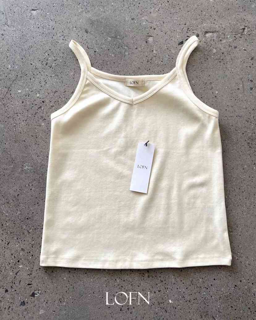 LOFN韓國直郵女士新款推薦時尚人氣熱賣26春夏職業吊帶背心LOFN吊帶/背心