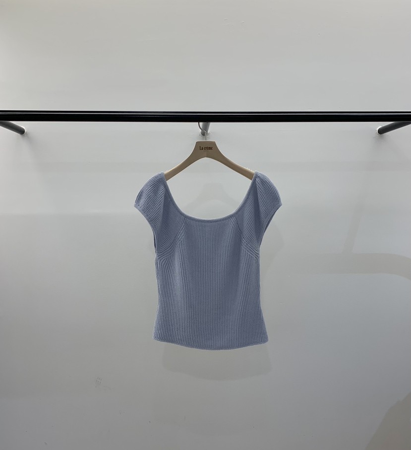 LA CREME韓國東大門代購女士新款26春夏推薦熱賣針織衫雙面LA CREME針織衫