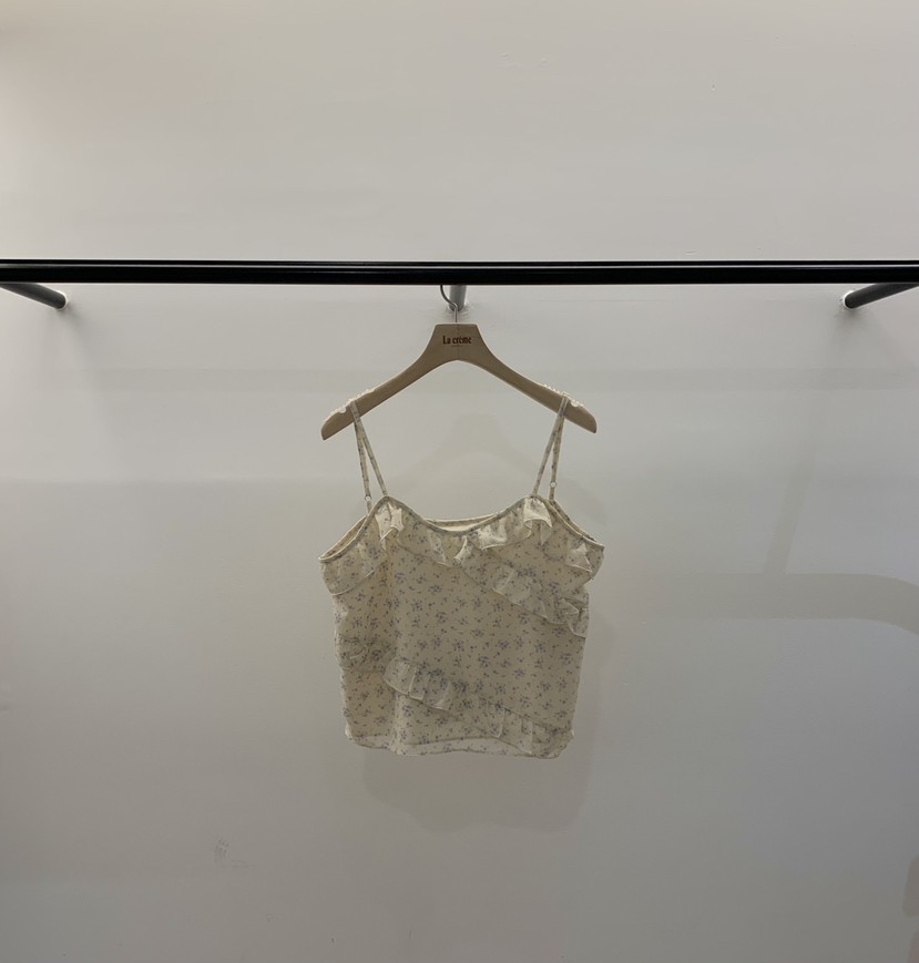 LA CREME韓國直郵女士新品熱賣職業人氣吊帶背心多層雪紡LA CREME吊帶/背心