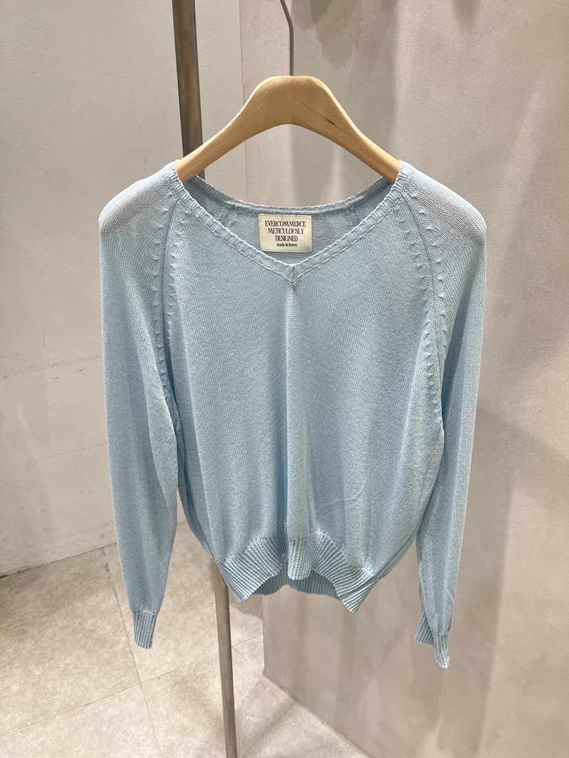 EVERCOMMERCE METICULOUSLY DESIGNED韓國東大門代購女士新品休閑針織衫EVERCOMMERCE METICULOUSLY DESIGNED針織衫