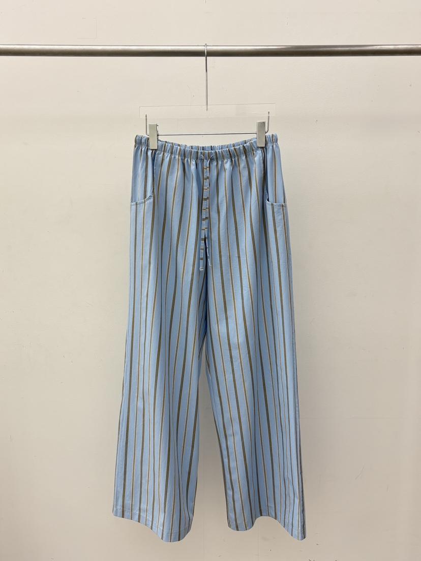 OURS韓國東大門直郵女士新品推薦熱賣職業休閑休閑褲條紋OURS休閑褲