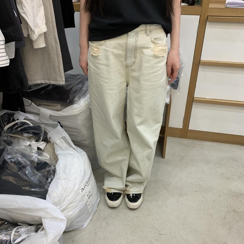 ARCHITEKT韓國直郵實拍女裝新款職業推薦熱賣休閑人氣牛仔褲ARCHITEKT牛仔褲