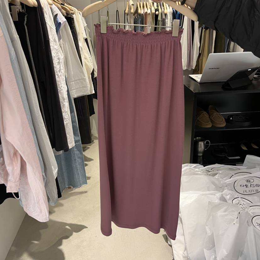 PLATE韓國直郵女士新款推薦熱賣26春夏職業休閑時尚人氣長裙PLATE長裙